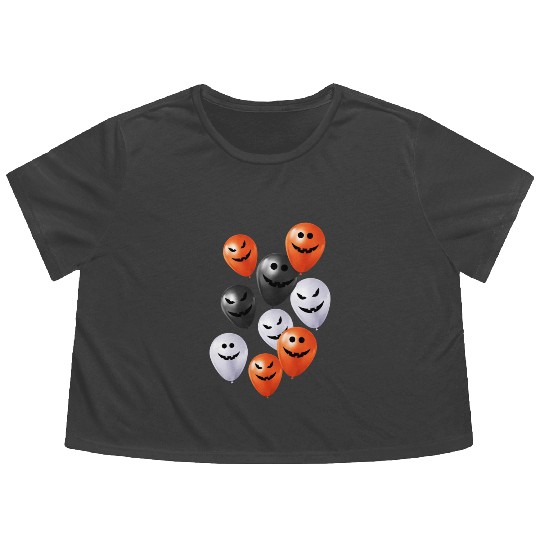 HALLOWEEN Flowy Cropped Tees