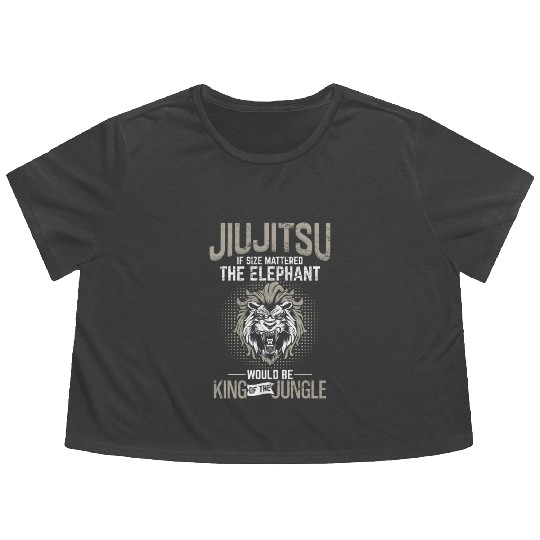Brazilian Jiu Jitsu Leo Grappling BJJ MMA Jiu-Jits Flowy Cropped Tees