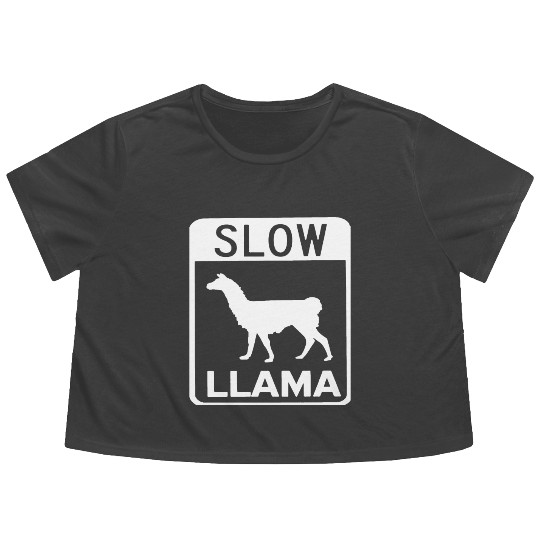Phish Slow Llama Flowy Cropped Tees