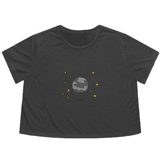 Pluto is a Planet Minor Planet Number 134340 Flowy Cropped Tees