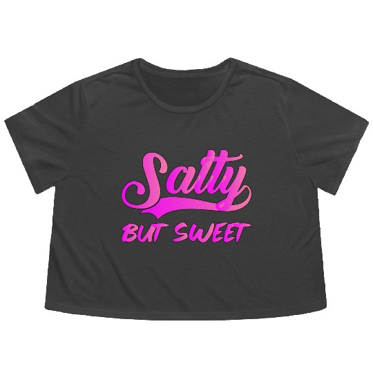 Salty But Sweet 9 Flowy Cropped Tees
