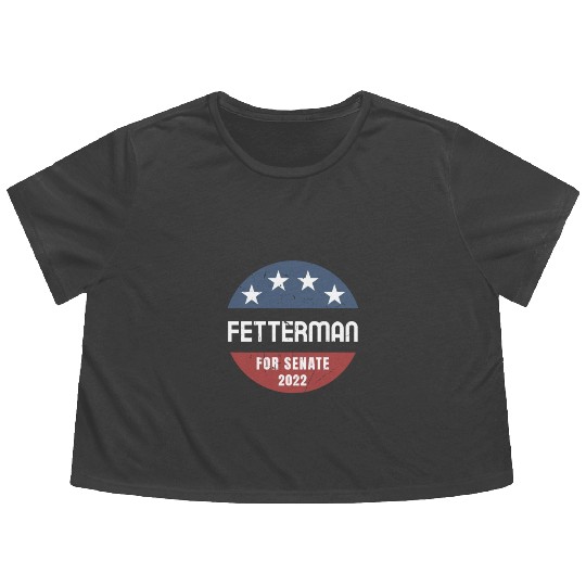 John Fetterman for Senate 2022 Pennsylvania Flowy Cropped Tees