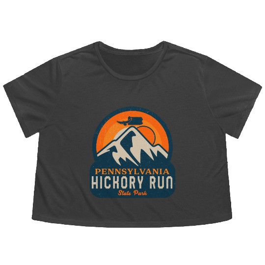 Hickory Run state park Pennsylvania Flowy Cropped Tees