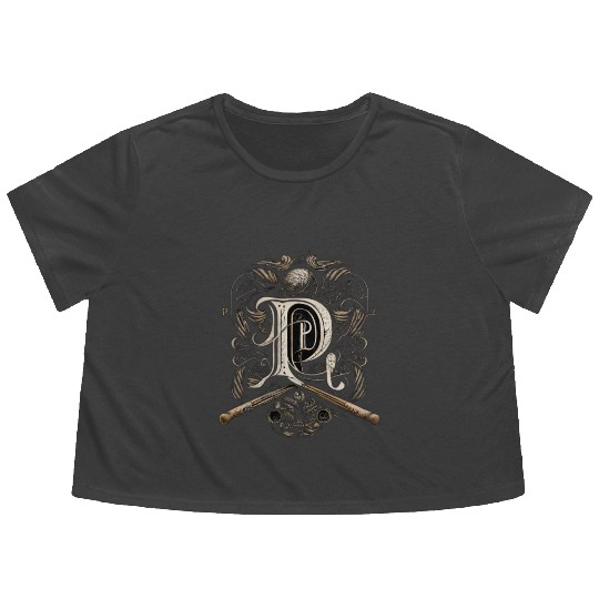 Phillies Abstract Flowy Cropped Tees