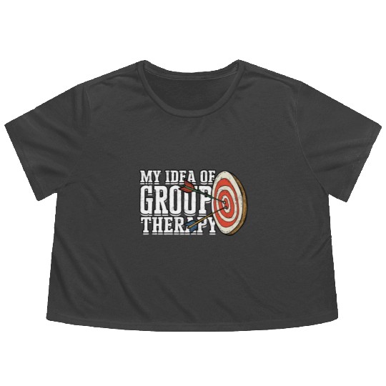 Archery Arrow Hunter Bows Hunting Archer Flowy Cropped Tees