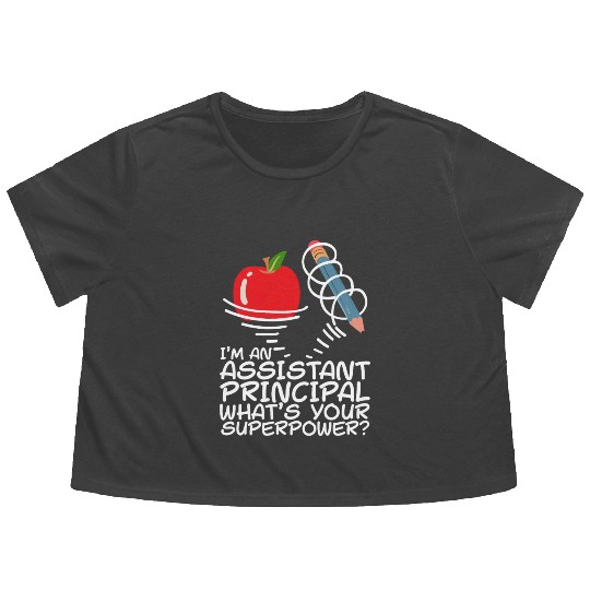 Assistant Principal Flowy Cropped Tees