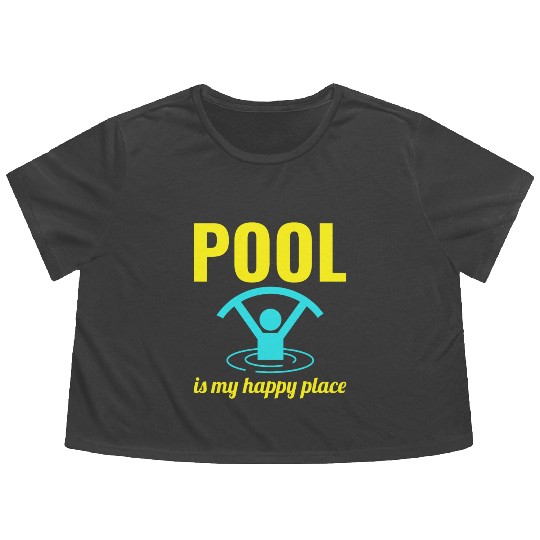 Water Aerobics Aquatic fitness Aqua Exercise Pool Flowy Cropped Tees