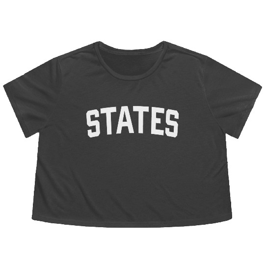 United States Coach Trend Flowy Cropped Tees Short Sleeve