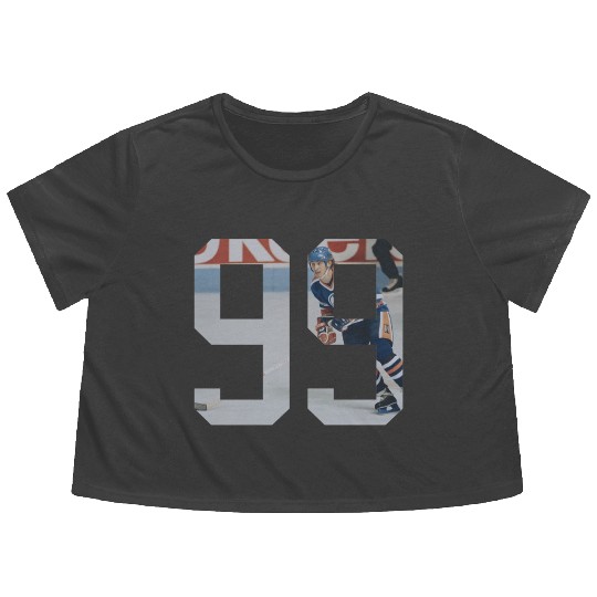 99 The Great One Tri blend Flowy Cropped Tees