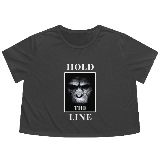 APE Monkey Face "Hold the Line" Flowy Cropped Tees