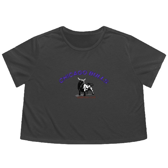 CHICAGO BULLS Flowy Cropped Tees