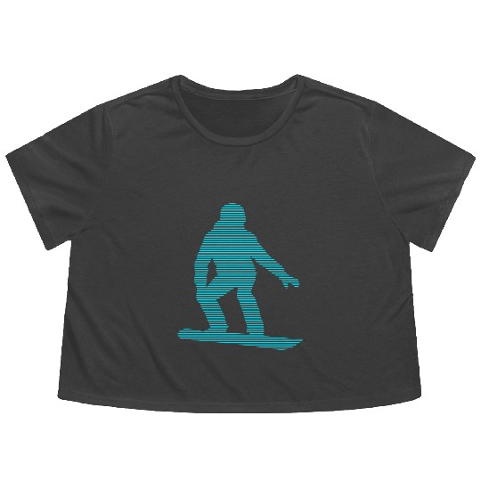 snowboarding Flowy Cropped Tees