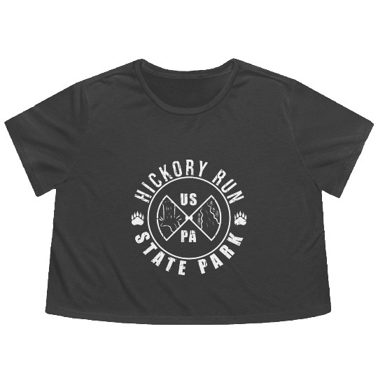 Hickory Run state park Pennsylvania Flowy Cropped Tees