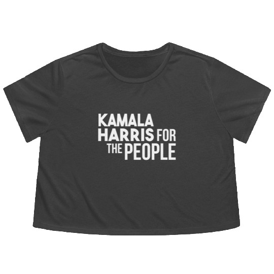 Kamala Harris For The People Flowy Cropped Tees