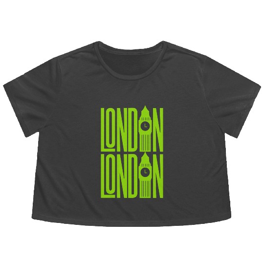 LONDON PRIDE Flowy Cropped Tees