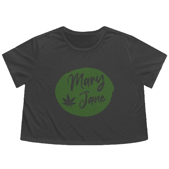 Mary Jane Drop Flowy Cropped Tees