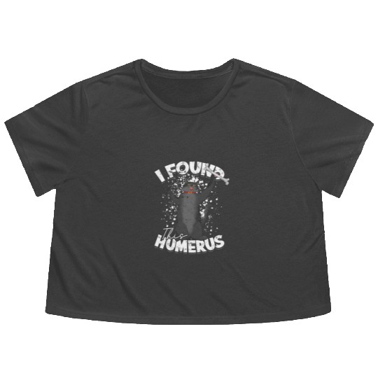 I found this humerus - humerus Flowy Cropped Tees