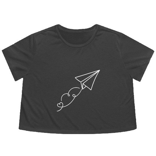 kite design for pilots and flying lovers Flowy Cropped Tees