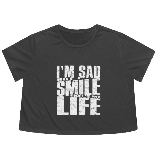 Fight Depression Prevention Mental Awareness Flowy Cropped Tees