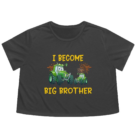 Big brother farmer tractor 2023 Flowy Cropped Tees