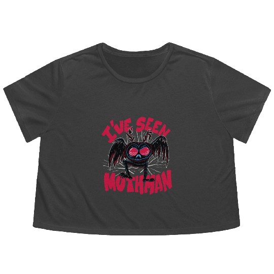 I have seen mothman I have seen mothman inspiratio Flowy Cropped Tees