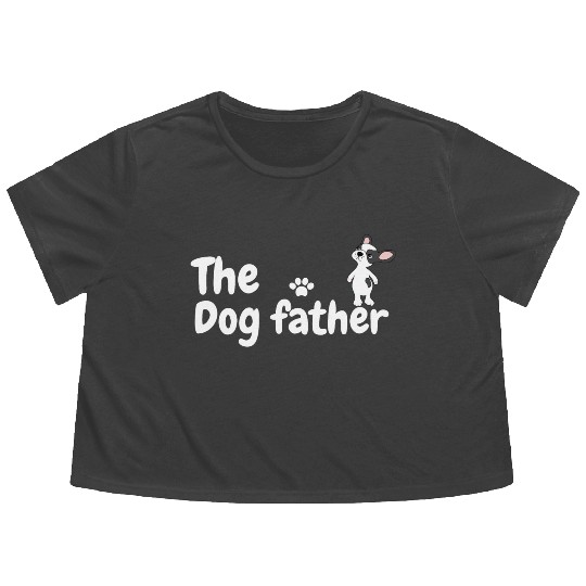The dog father Flowy Cropped Tees