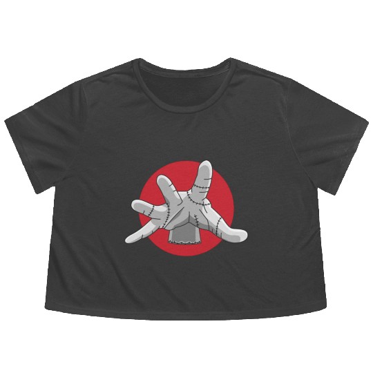 Thing Wednesday Wednesday Addams Enid TV Show Flowy Cropped Tees