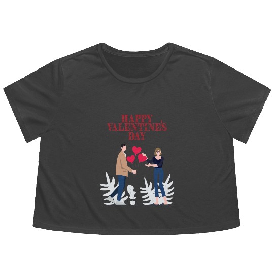 valentines day | valentines day gifts | valentine Flowy Cropped Tees