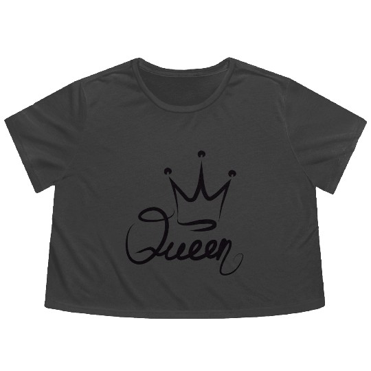 Quee Flowy Cropped Tees