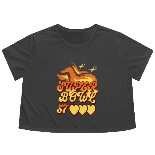 Super Bowl 2023 Classic Flowy Cropped Tees