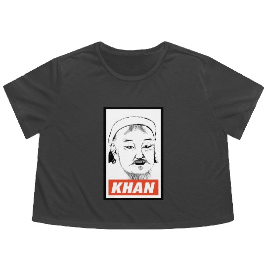 Genghis Khan Flowy Cropped Tees