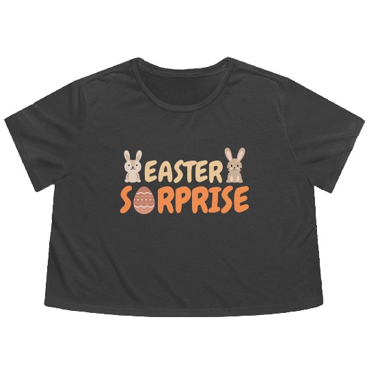 Easter Surprise Flowy Cropped Tees