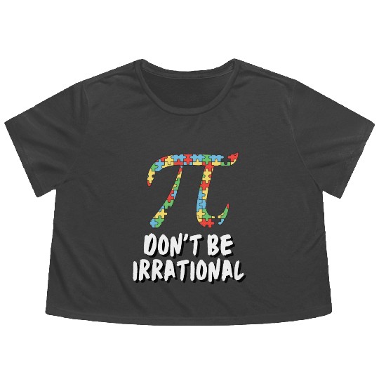 Pi Day 5 Flowy Cropped Tees