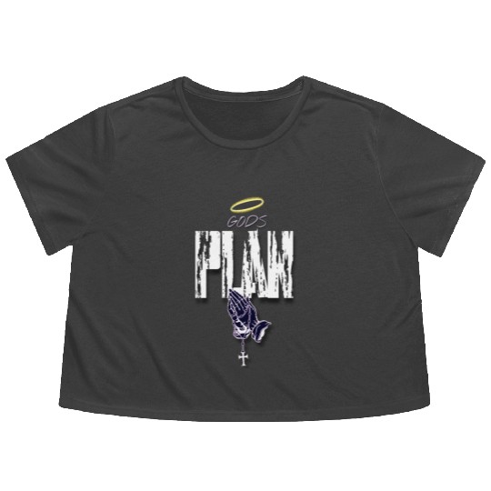 Gods Plan Flowy Cropped Tees