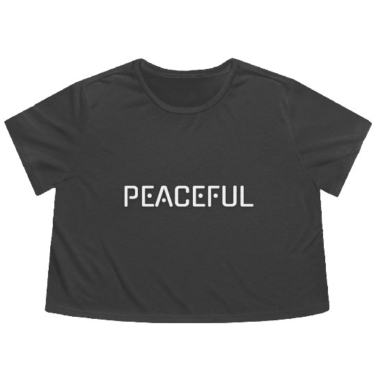 Peaceful Flowy Cropped Tees