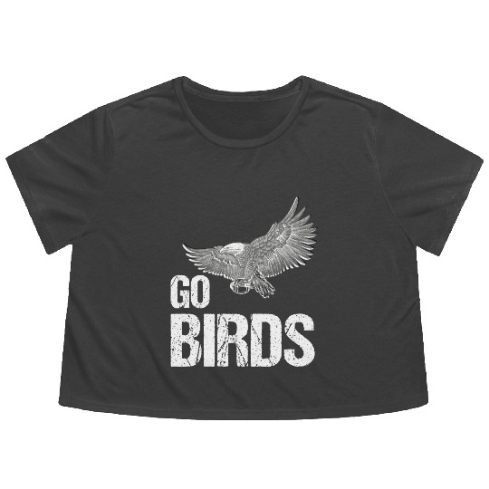 Flying Eagle Flowy Cropped Tees