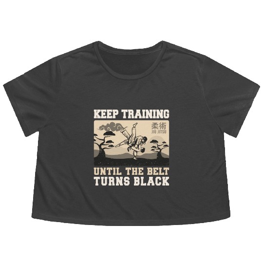 Brazilian Jiu Jitsu MMA Bjj Hugger Flowy Cropped Tees