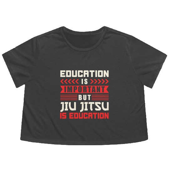 Brazilian Jiu Jitsu MMA Bjj Hugger Flowy Cropped Tees