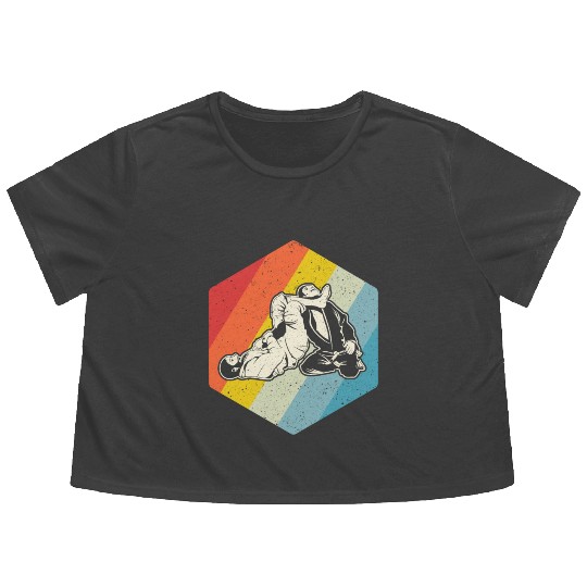 Brazilian Jiu Jitsu MMA Bjj Hugger Flowy Cropped Tees
