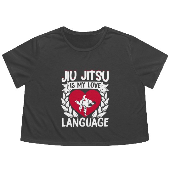 Brazilian Jiu Jitsu MMA Bjj Hugger Flowy Cropped Tees