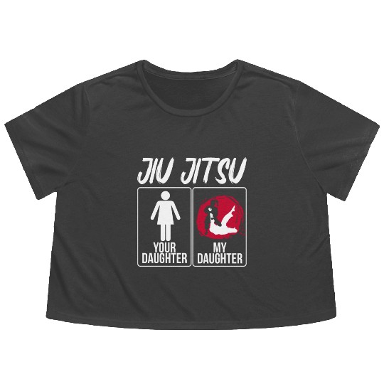 Brazilian Jiu Jitsu MMA Bjj Hugger Flowy Cropped Tees