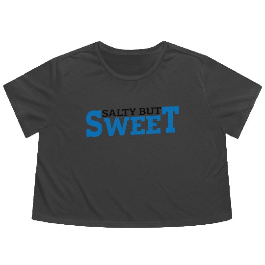 Salty but Sweet 14 Flowy Cropped Tees