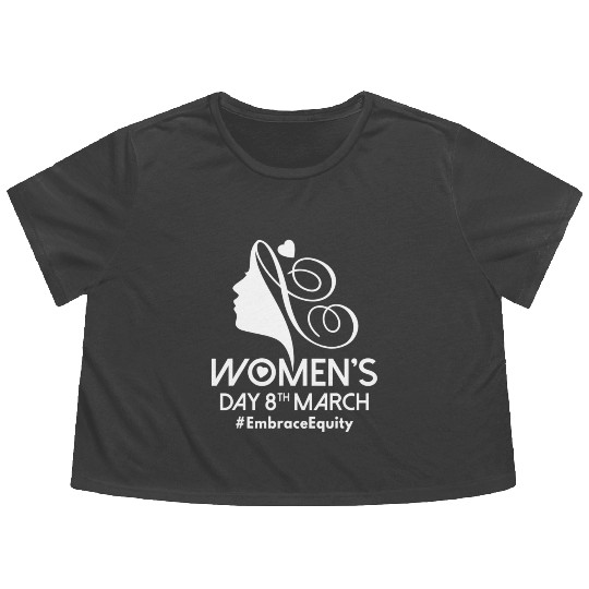 International Women's Day 8 March IWD Embrace Flowy Cropped Tees