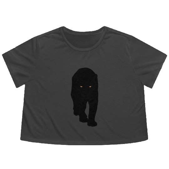 Black Panther Flowy Cropped Tees