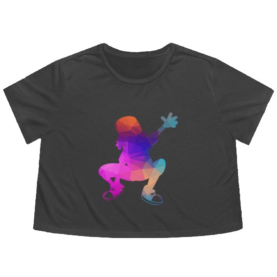 Hip Hop Breakdance Street Dance Dancers Music Flowy Cropped Tees