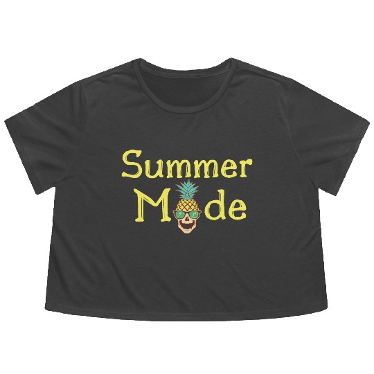 Summer Mode - fruits in season in summer Flowy Cropped Tees