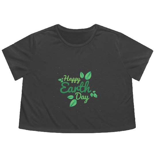 Celebrate Earth Day with Eco-Friendly Flowy Cropped Tees