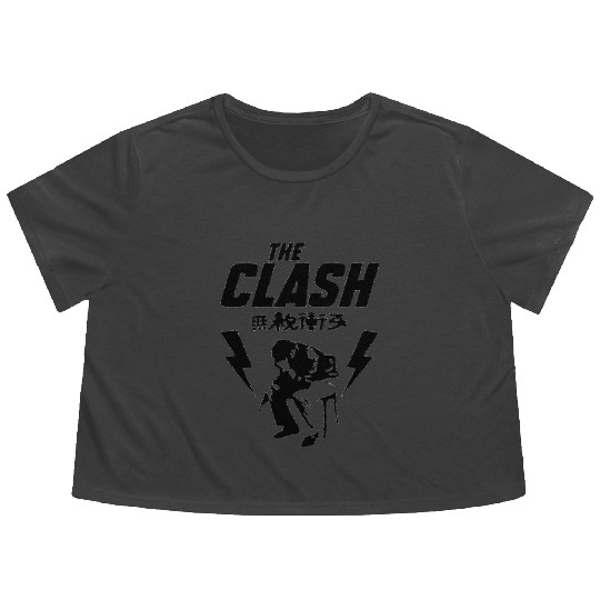 The Clash London Crime Fanart Flowy Cropped Tees