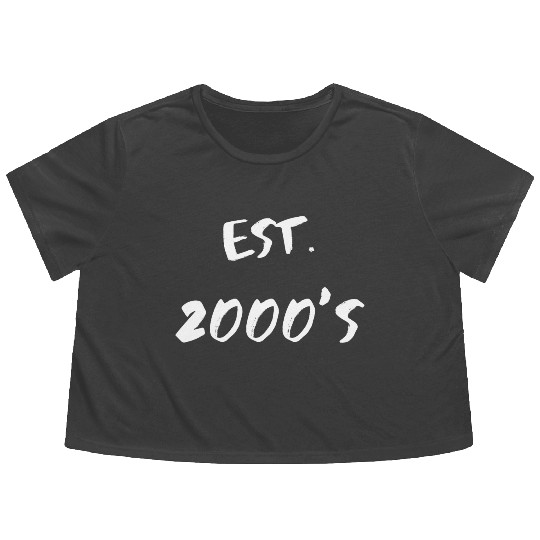 Est. 2000's Flowy Cropped Tees