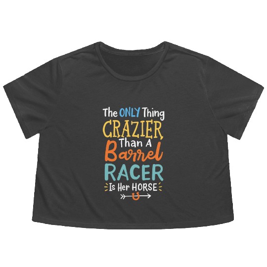 Barrel Racing Flowy Cropped Tees